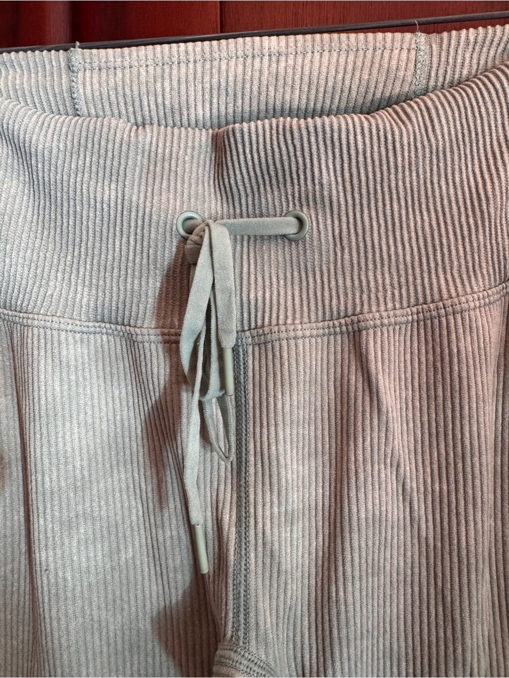 Victoria's Secret Pink Active pale green Ribbed High Waisted Joggers Leggings S - Picture 7 of 7